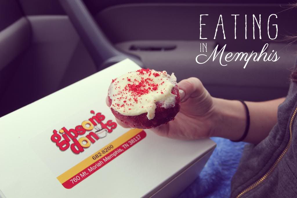 Eating in Memphis - Gibson's Donuts Red Velvet