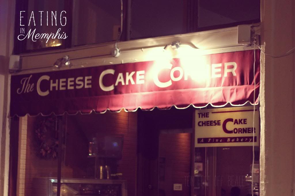 Ten Feet Off Beale - Eating in Memphis - Cheesecake Corner