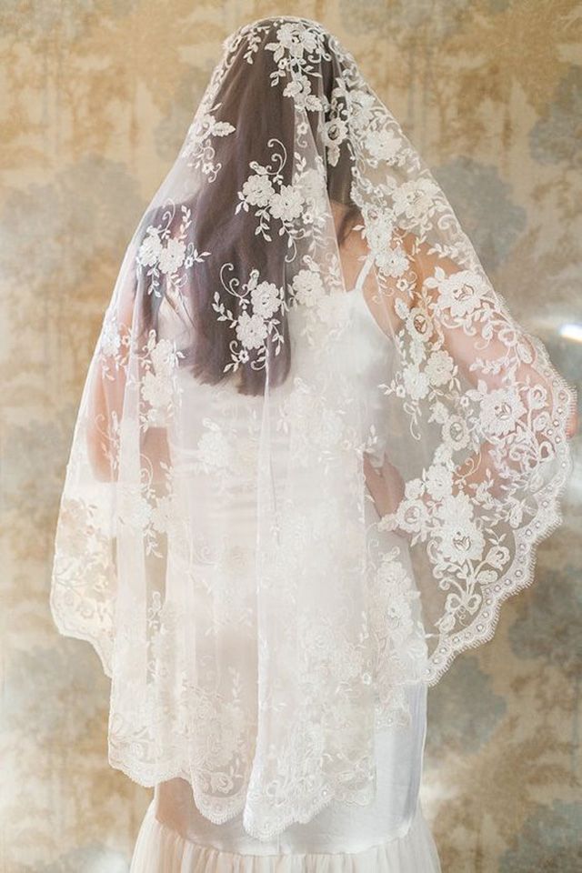 موضة طرح زفاف 2017