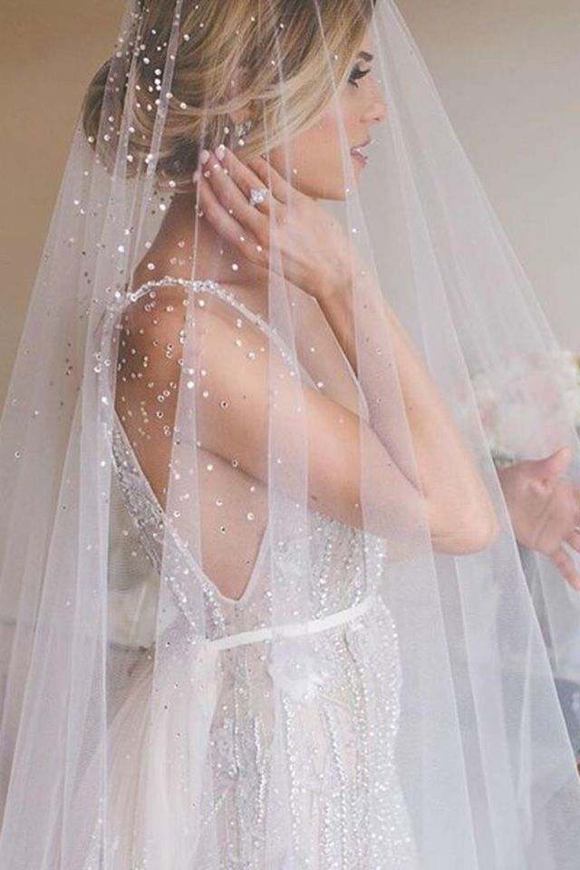 موضة طرح زفاف 2017