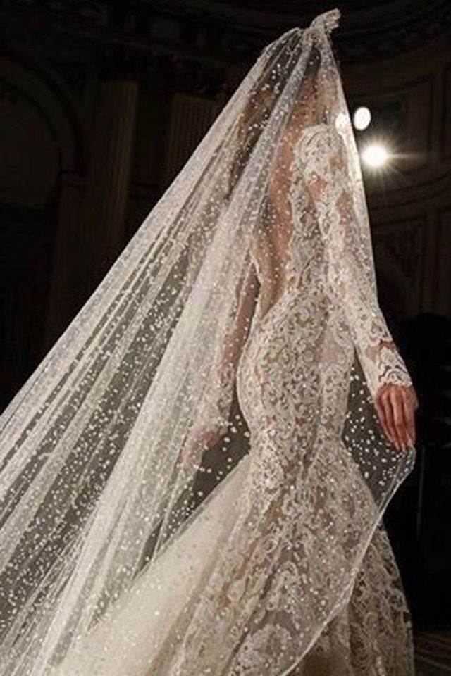 موضة طرح زفاف 2017