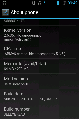 [ROM] [CM7.2] JELLY BREAD v5.0 Galaxy y