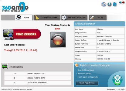 360Amigo System Speedup PRO 1.2.1.8200 Multilanguage 360Amigo System Speedup PRO 1.2.1.8200 Multilanguage