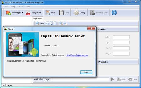 Flip PDF for Android Tablet 1.0.1