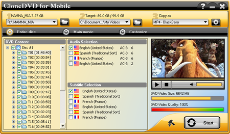 DVD X Studios CloneDVD for Mobile 3.0.0.0 DVD X Studios CloneDVD for Mobile 3.0.0.0