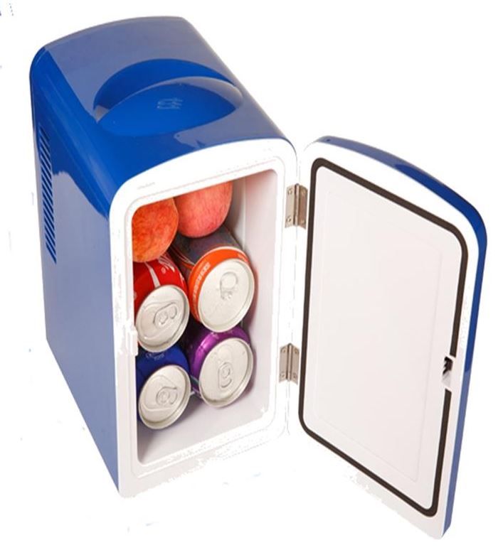 Mini Car Refrigerator Portable 12V Fridge 4L Travel Warmer Auto Drinks