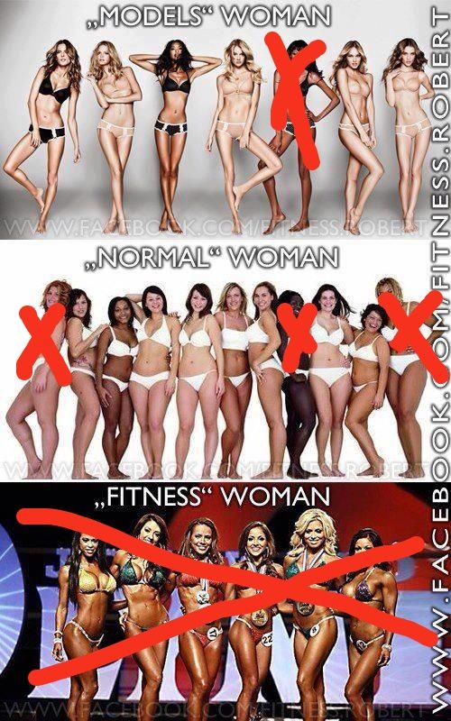 Chicas modelos VS Gordas VS Fitness