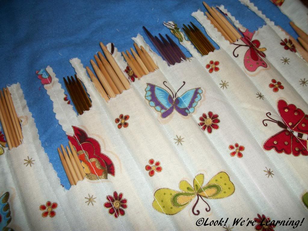 DIY Knitting Needle Holder: Look! We're Learning!