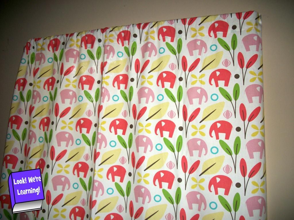 DIY Bedroom Curtains for Kids - Look! We're Learning!