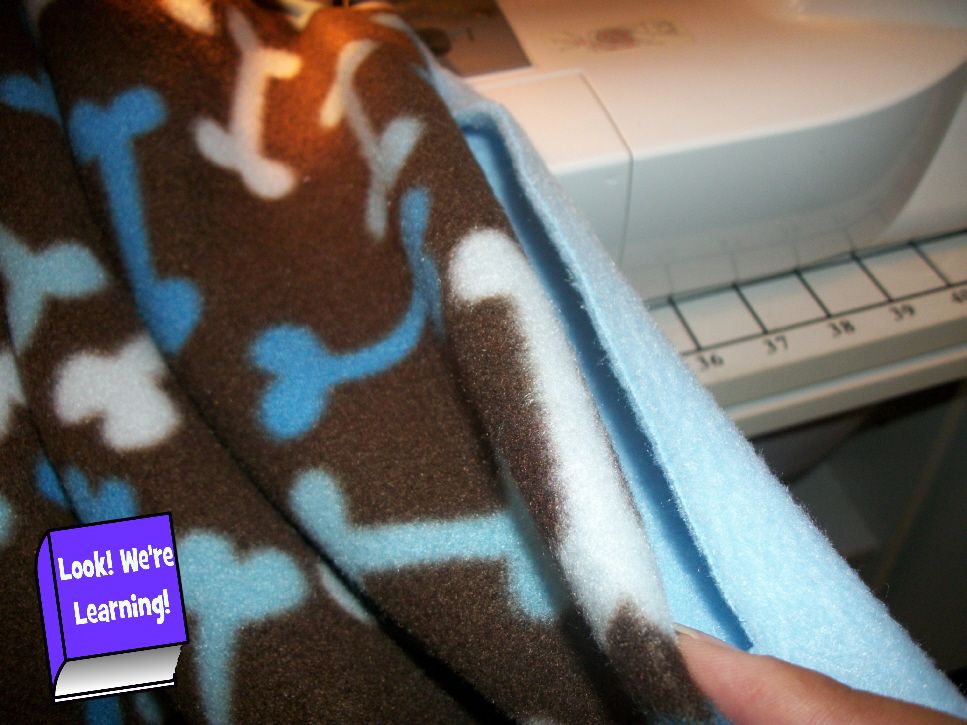 Super Simple Fleece Blankets: Look! We're Learning!