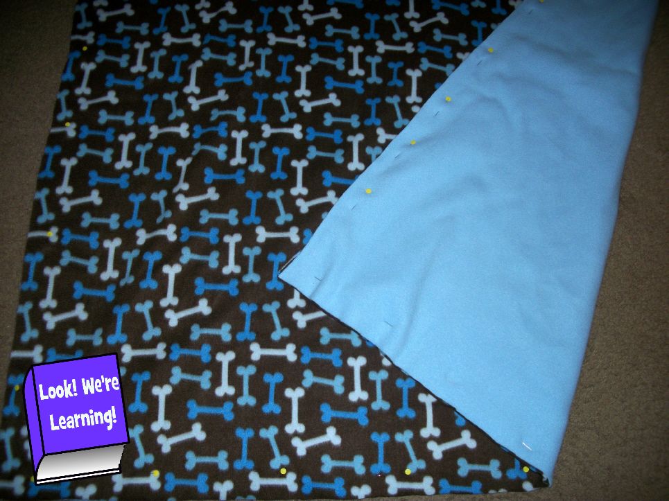 Super Simple Fleece Blankets: Look! We're Learning!