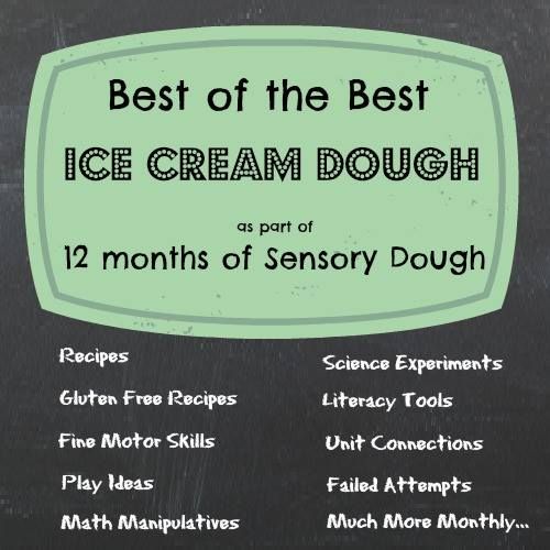 DIY Ice Cream Play Dough - Look! We're Learning!