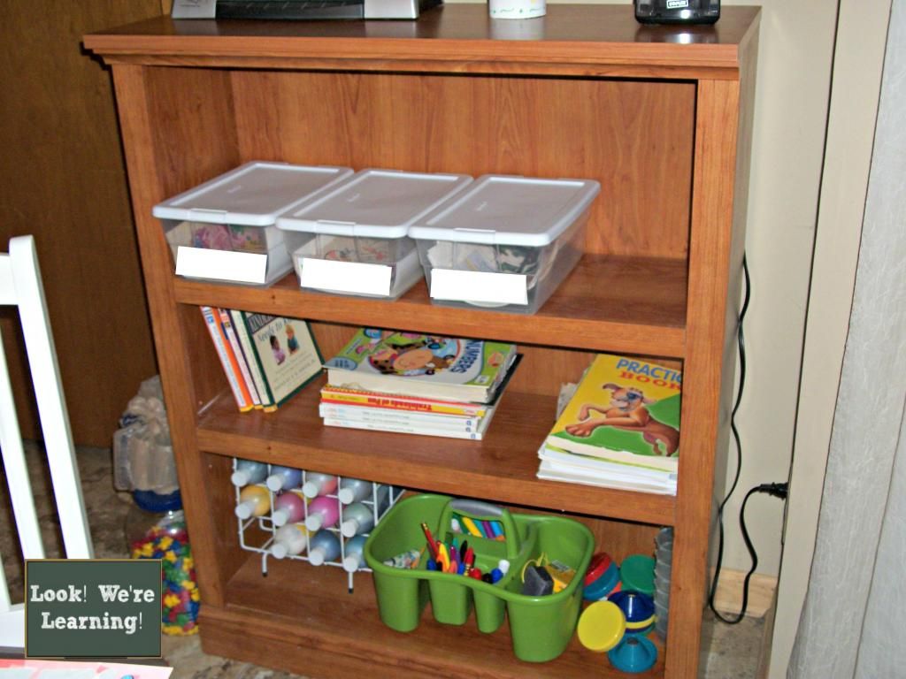 Our Homeschool Workbox Organization - Look! We're Learning!