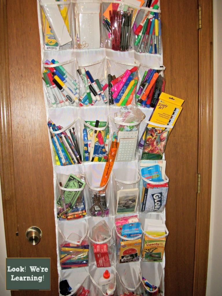 Our Homeschool Workbox Organization - Look! We're Learning!