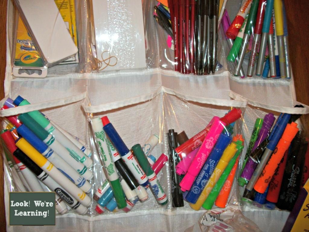 Our Homeschool Workbox Organization - Look! We're Learning!