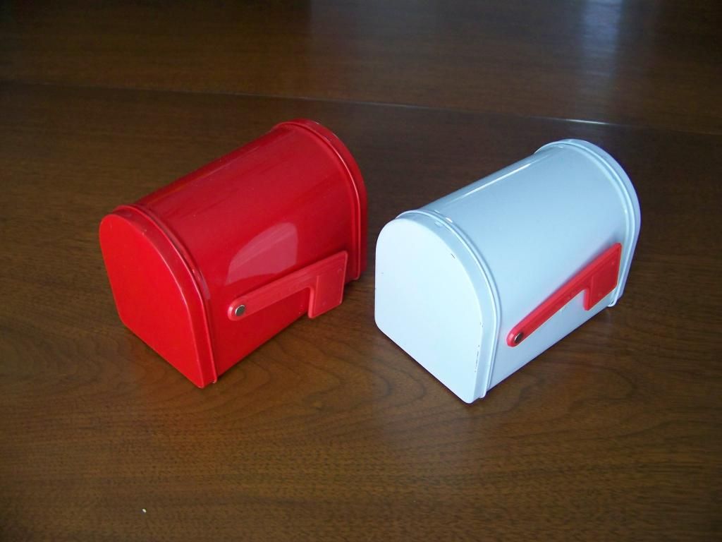 little metal mail boxes