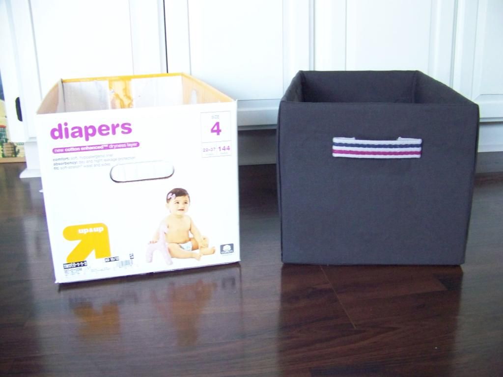 upcycled diaper box