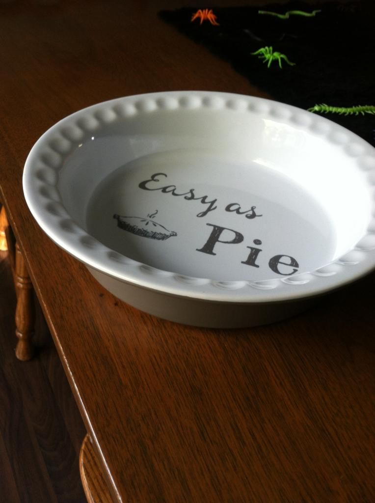new pie plate