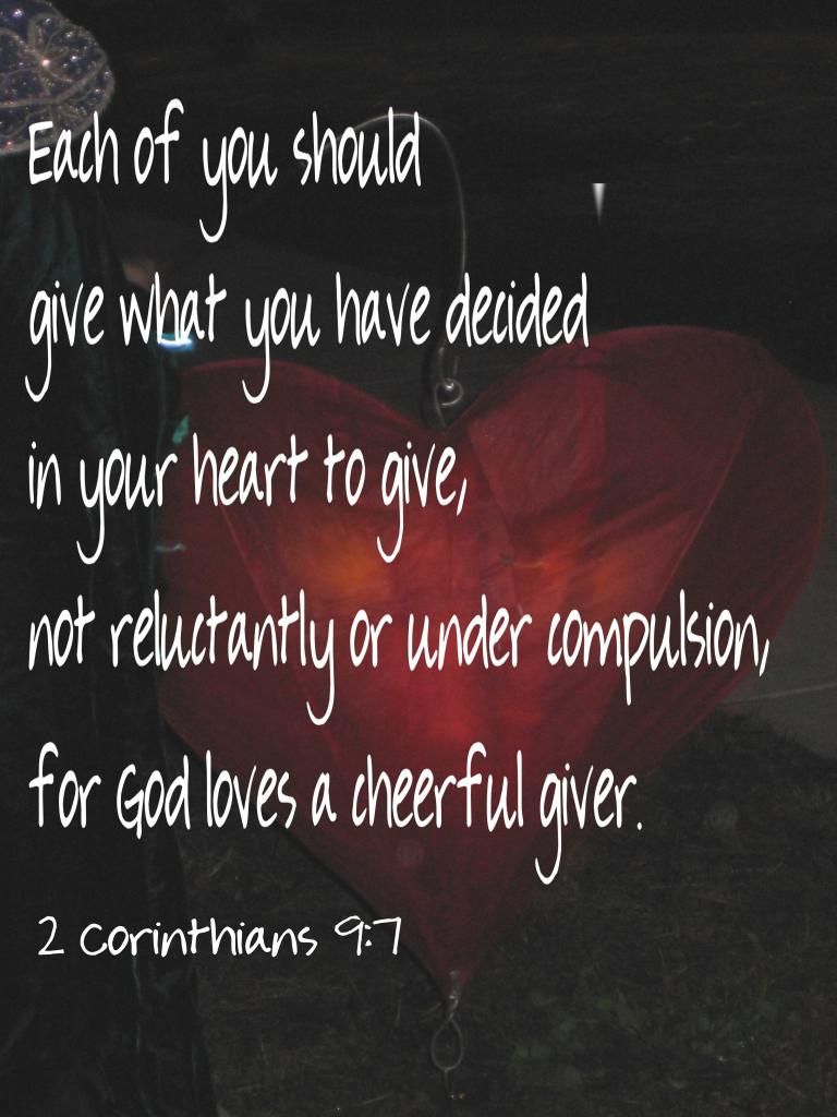2 Corinthians 9:7