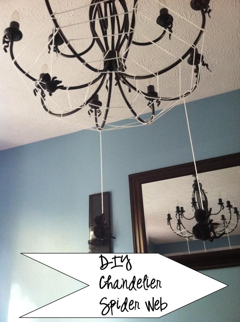 chandelier spider web