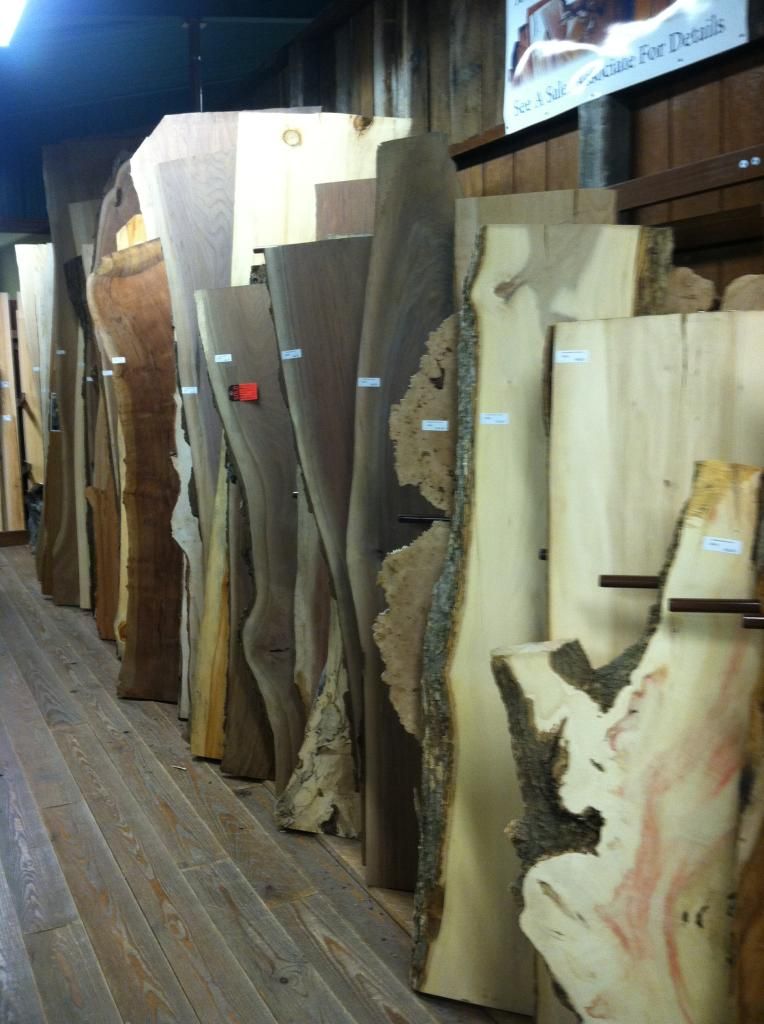 Keim Lumber slabs of wood