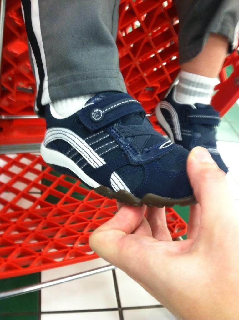 my son's new shoes