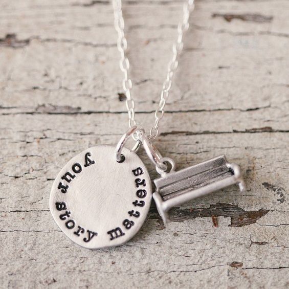 your story matters pendant
