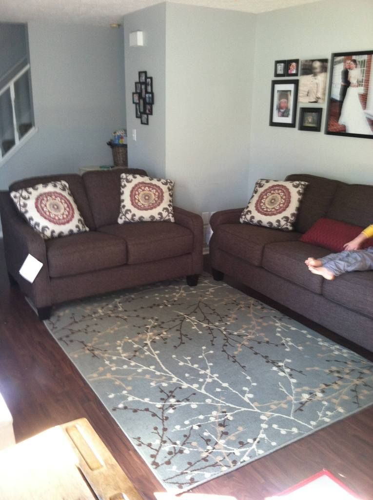 our new sofa and loveseat