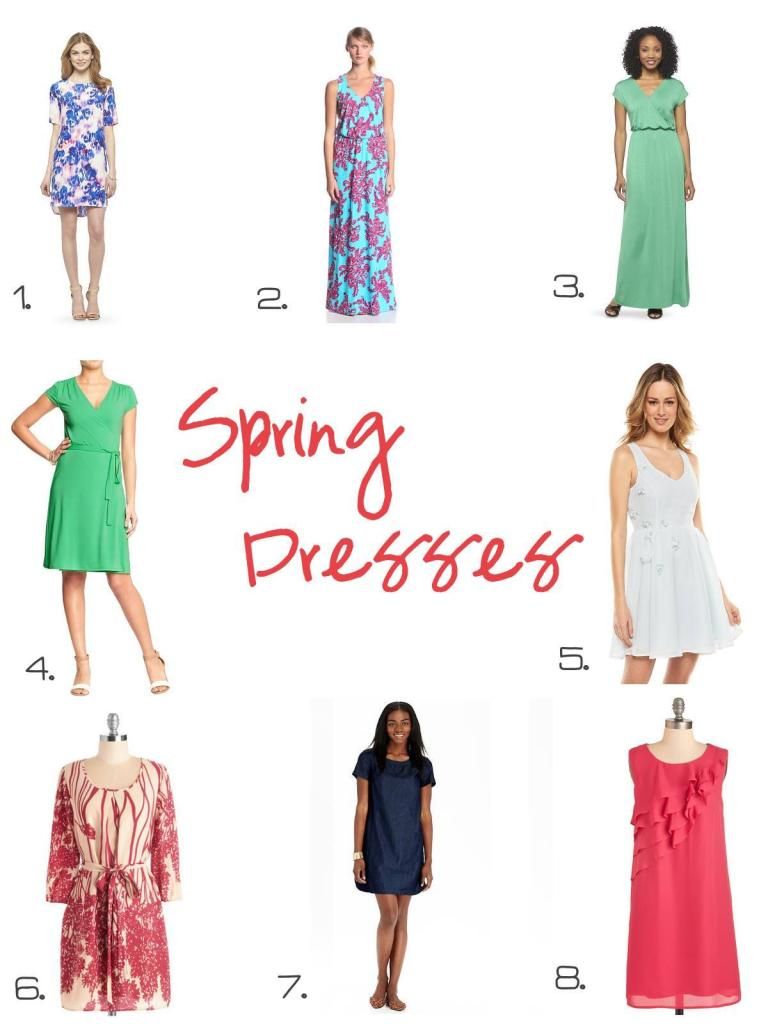 Spring Dress collage