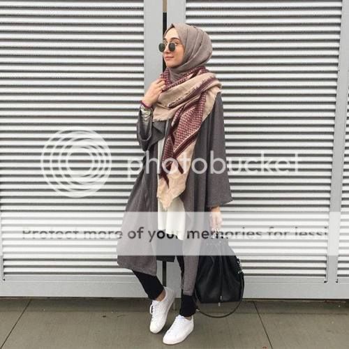 Winter fashion - hijab style - افكار ملابس حجاب