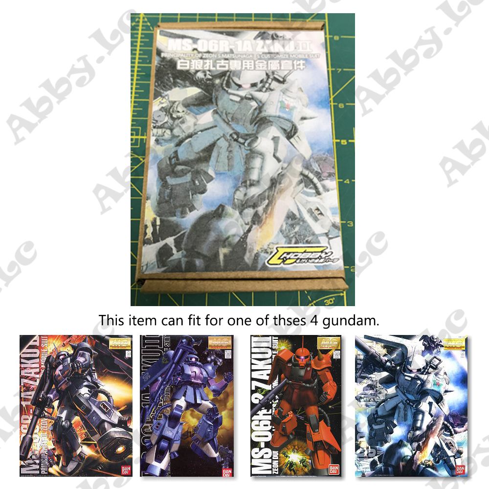 CJ Metal Parts Set for MG 1//100 MS-06R MS-06R-1A MS-06R-2 Zaku II ver 2.0 Gundam