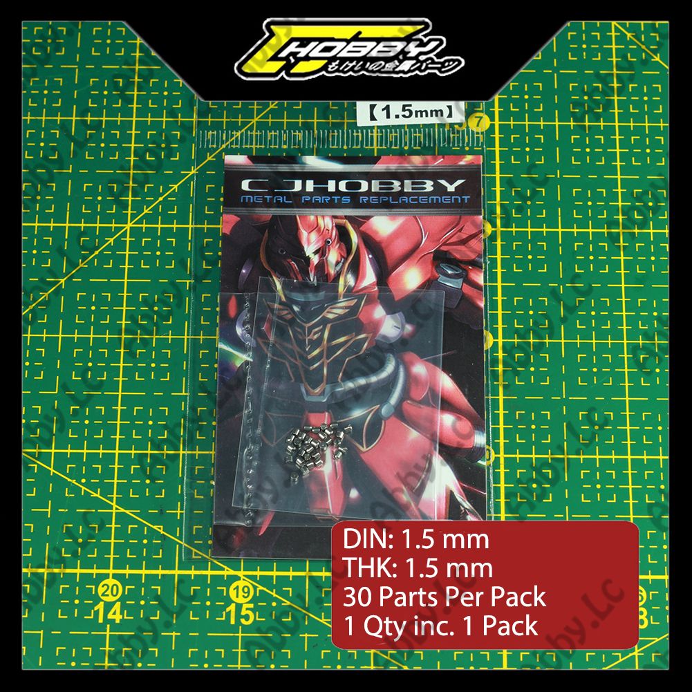 30Pcs MG PG 1/60 1/100 Gundam Model Metal Armor Detail-up Φ3.0 mm Screws Parts