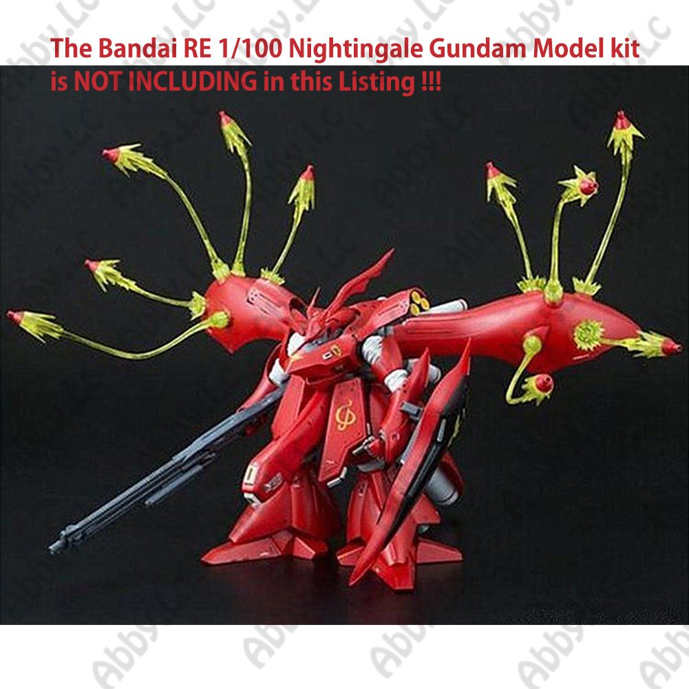 Clear Yellow Funnel Effect Part for MG 1/100 Sazabi ver.ka RE