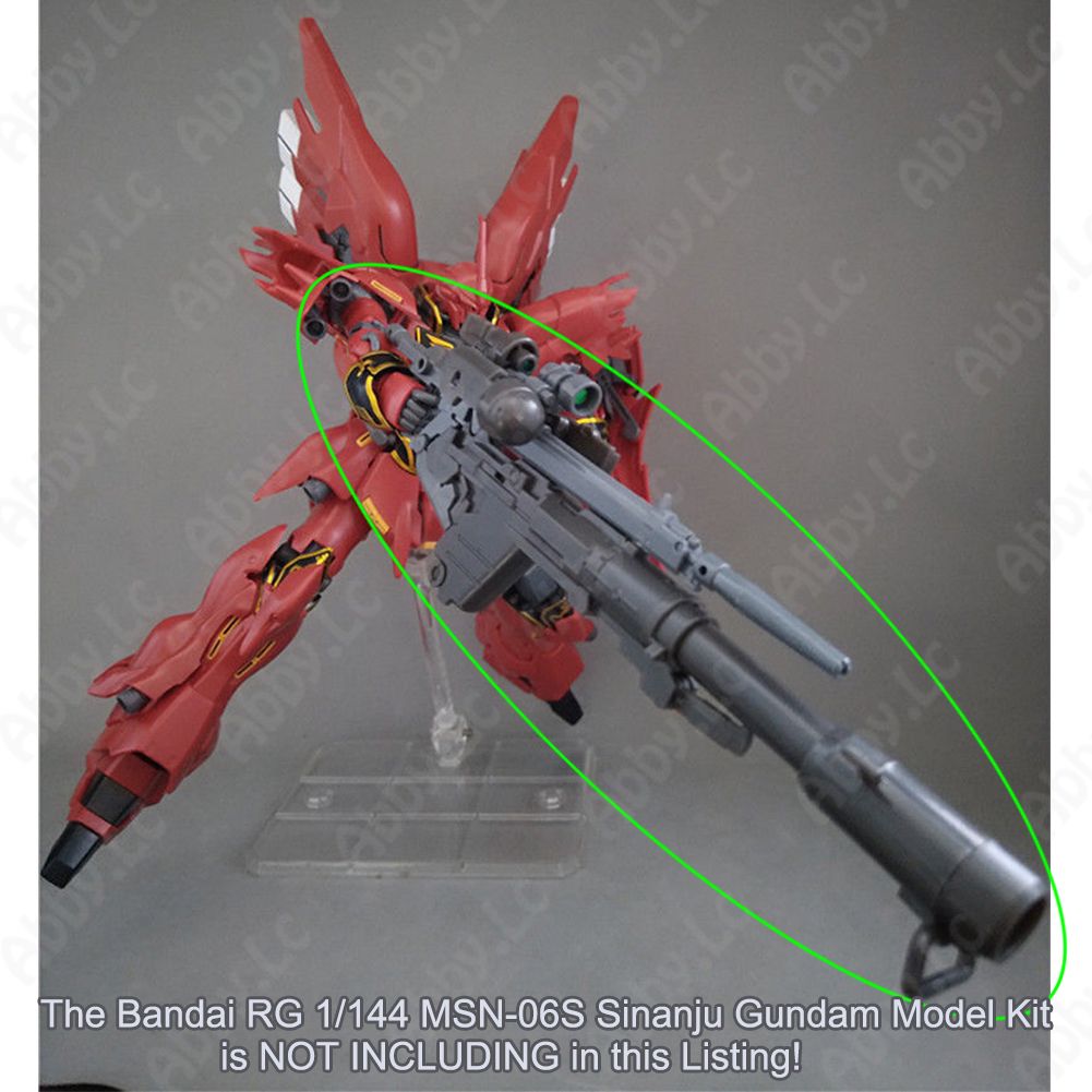 EffectsWings Rocket Bazooka 2 Guns Set for Bandai RG 1/144 Sinanju HGUC