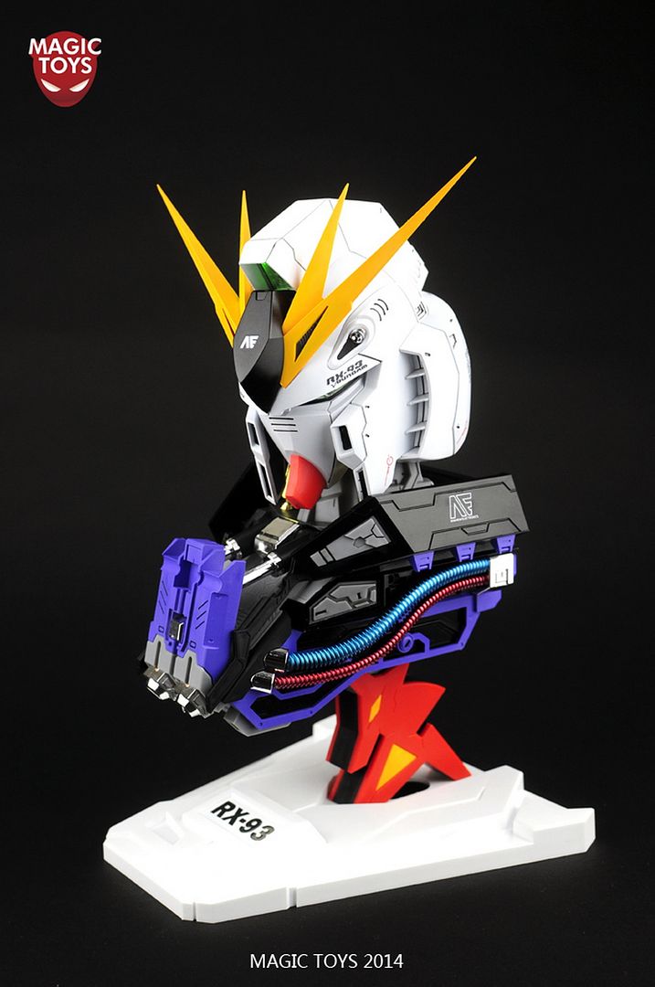 how to gundam apply decals Magic Nu 1/35 Scale Head Gundam v 93 Model Plastic RX Toys