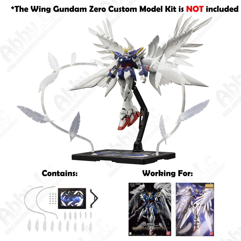 Seraphim Feather Effect Unit Base For Mg 1 100 Wing Gundam Zero Custom Ew Hirm Ebay