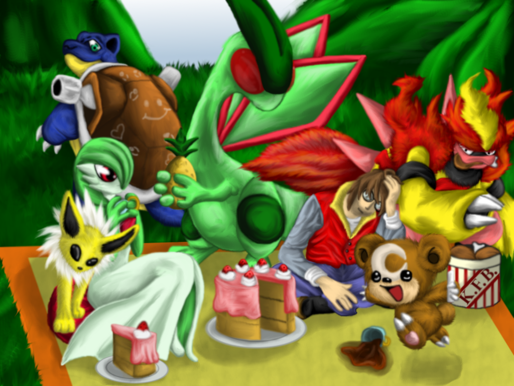 [PokeCommunity.com] OC Characters and Pokemon Team Art Offer