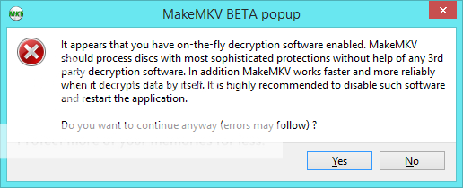 makemkv blu ray error forum