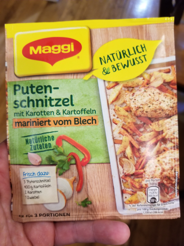 German Mixes And Packaged Food