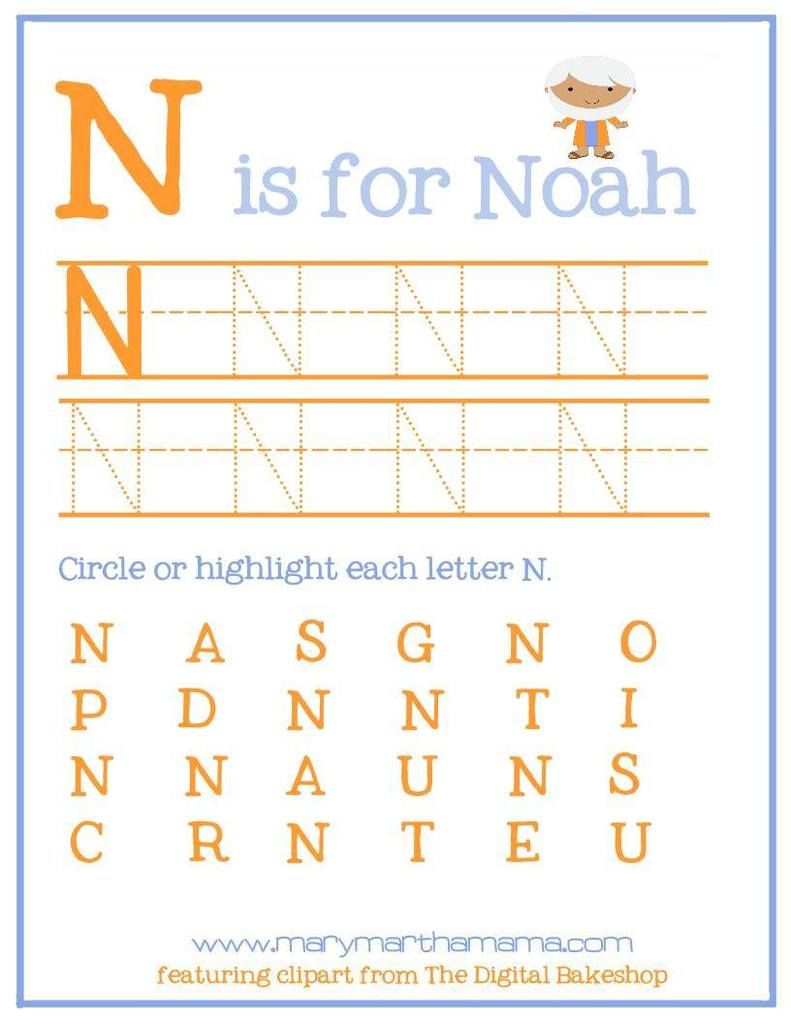 noahs ark preschool pack